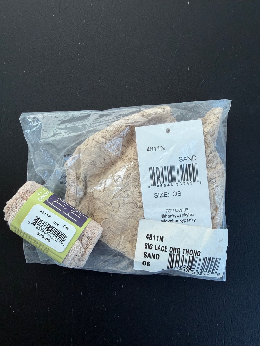 NWT - 2 Hanky Panky Lace Thongs